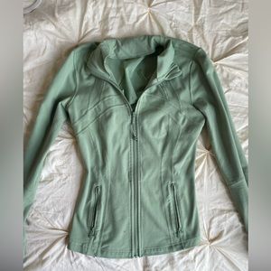 lululemon pistachio/ minty green define zip up jacket